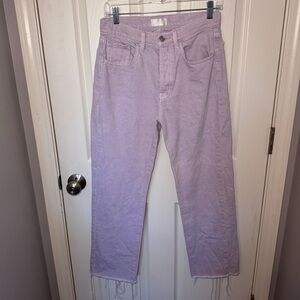 7 For All Mankind Lilac Easy Straight Ankle